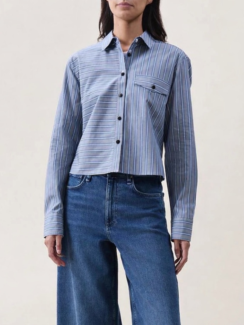 Rag & Bone Mina Multi Stripe Shirt